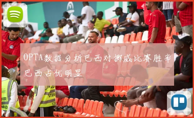 OPTA数据分析巴西对挪威比赛胜率巴西占优明显